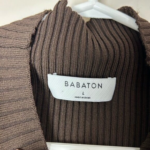 Babaton Ribbed Sculpt Knit Back-Tie Tank - Picture 4 of 6